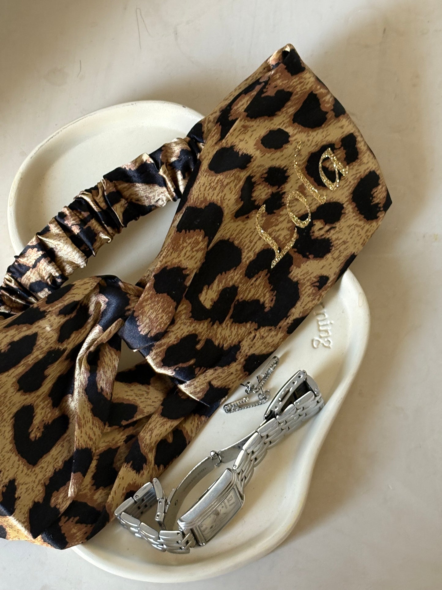 Coffret léopard personnalisé