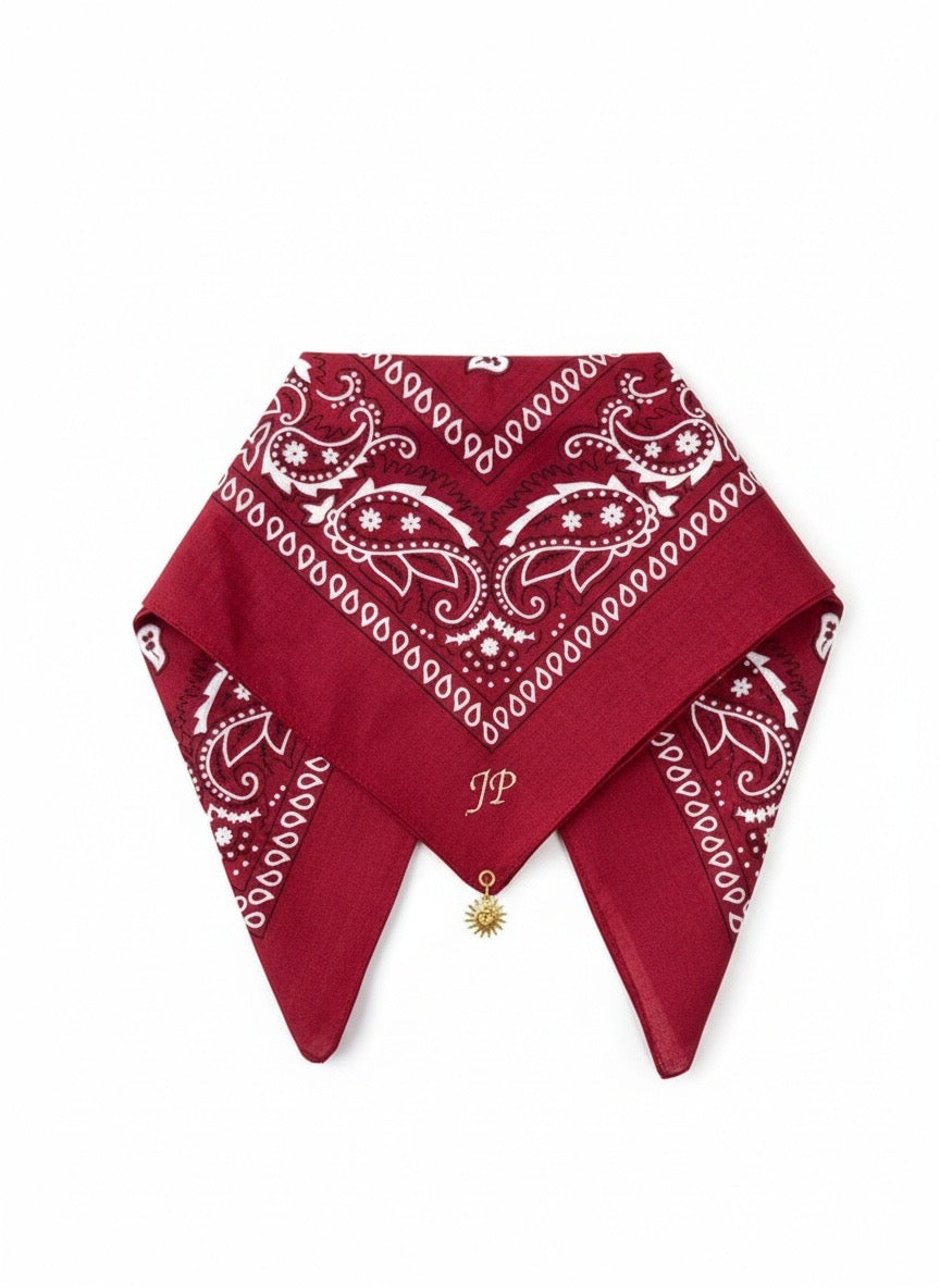 Bandana brodé pour chien