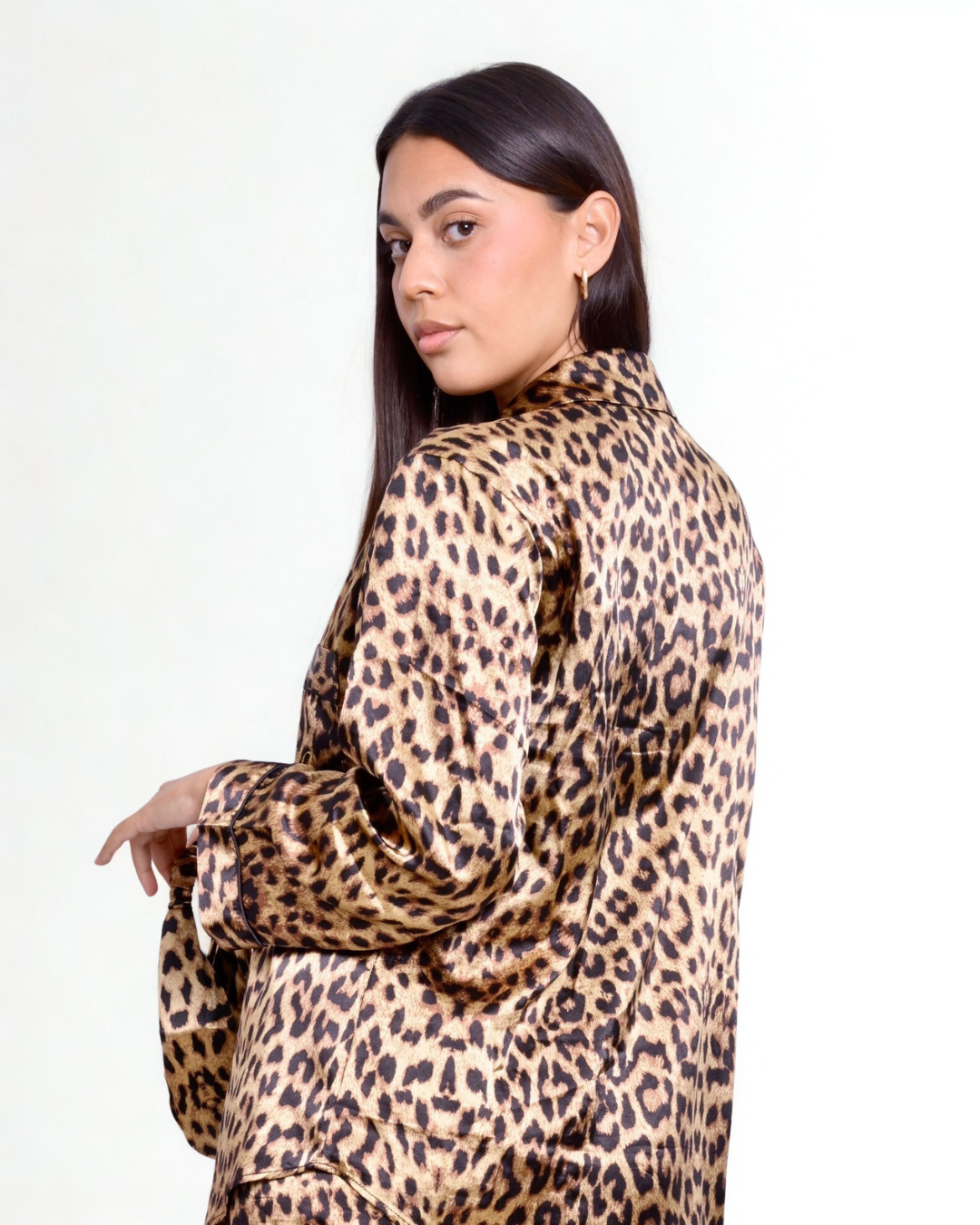 Coffret léopard brodé