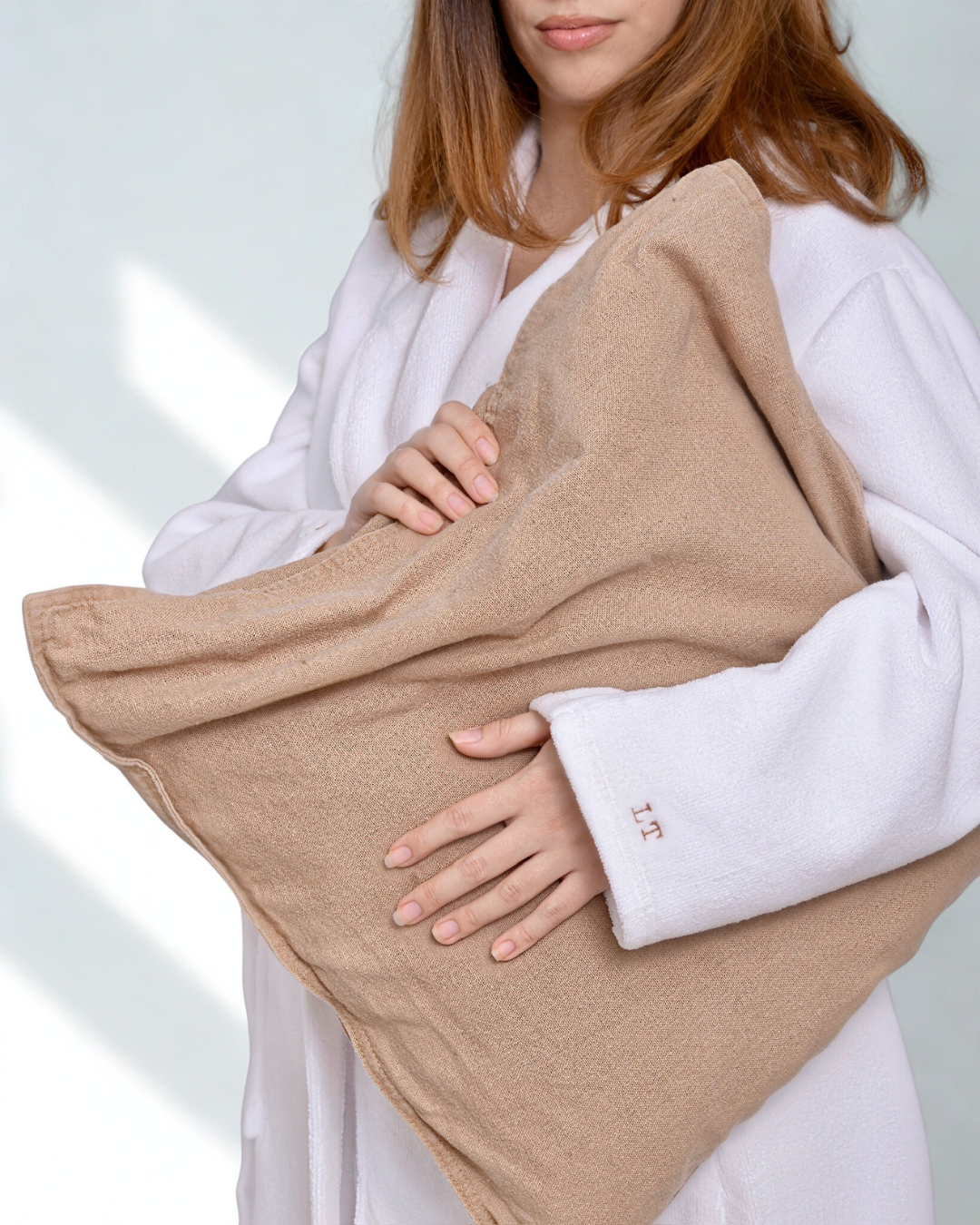 Peignoir de bain brodé & personnalisable – Spécial femme enceinte