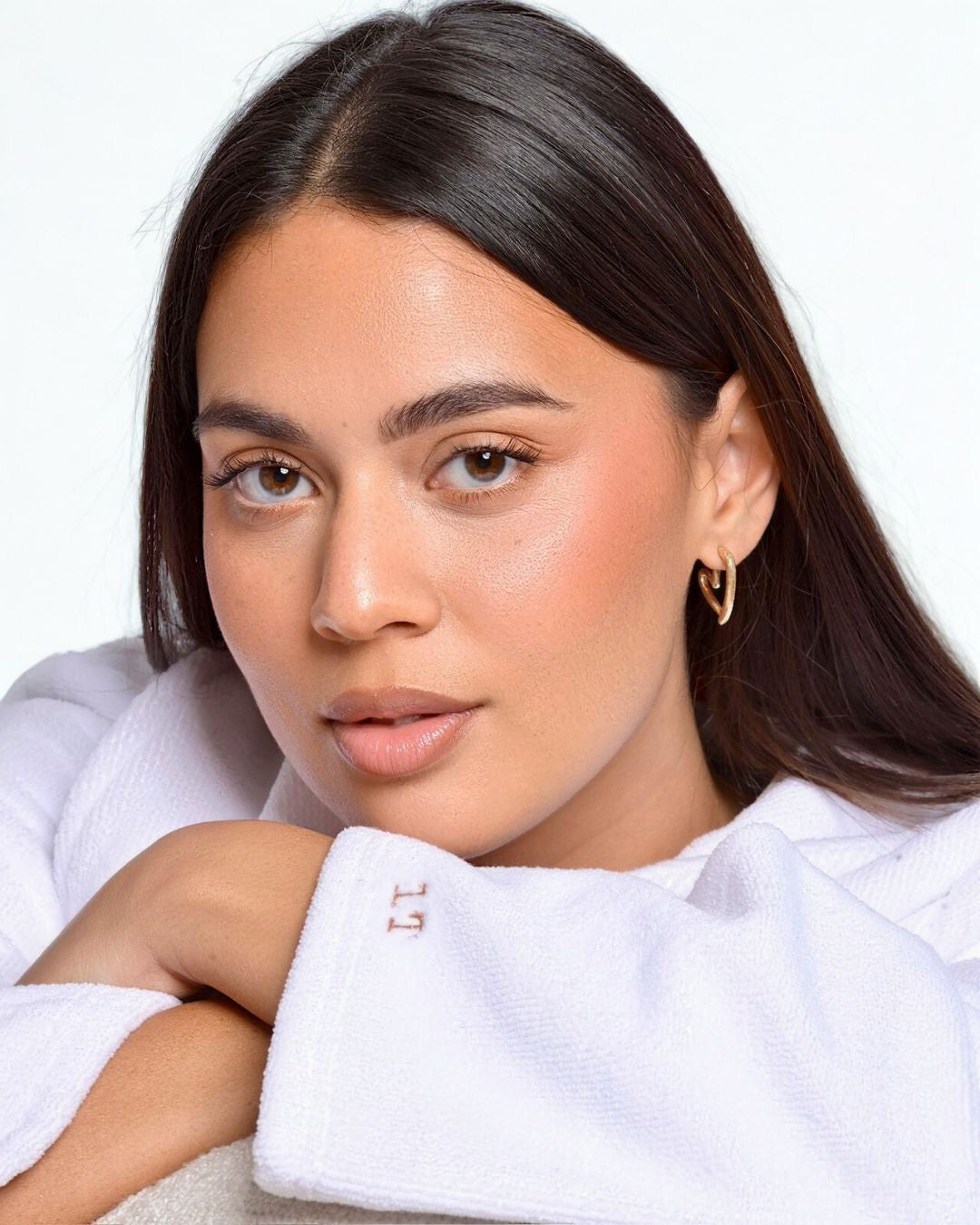 Peignoir de bain brodé - homme et femme