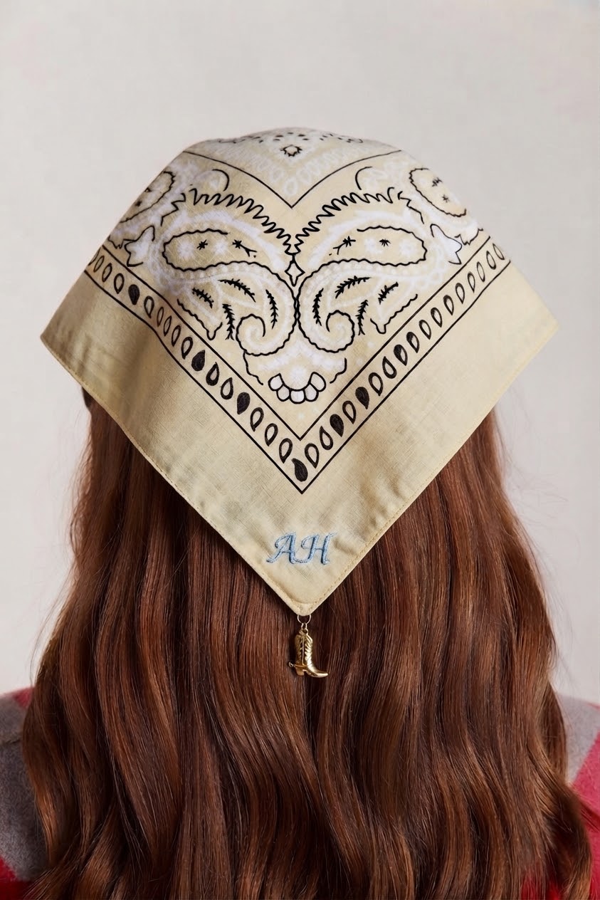 Bandana 100% coton brodé