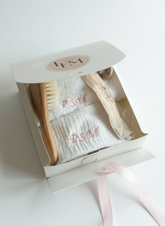 Coffret Naissance Brodé