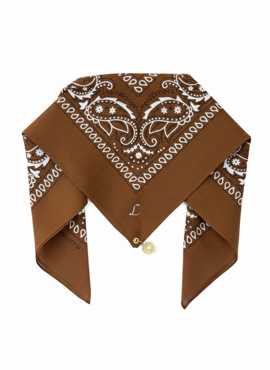 Bandana brodé pour chien