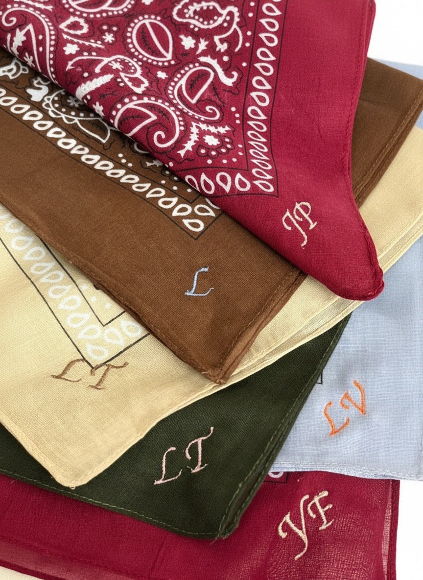 Bandana 100% coton brodé