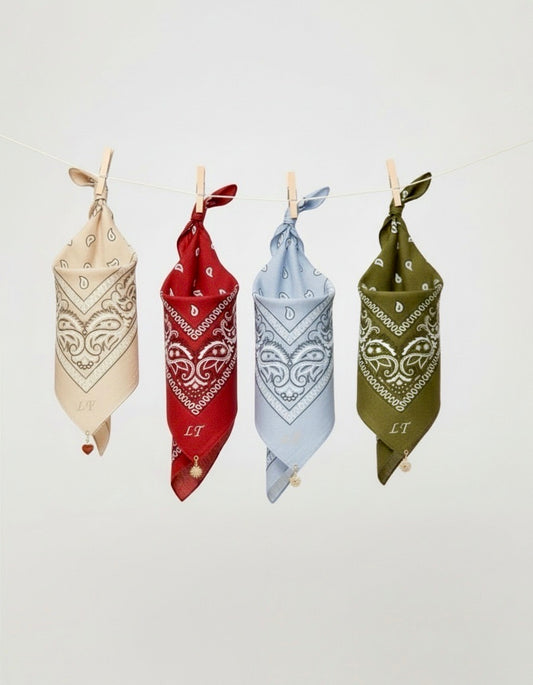 Bandana 100% coton brodé
