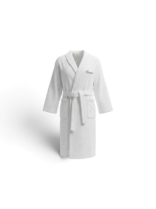 Peignoir de bain brodé pour homme
