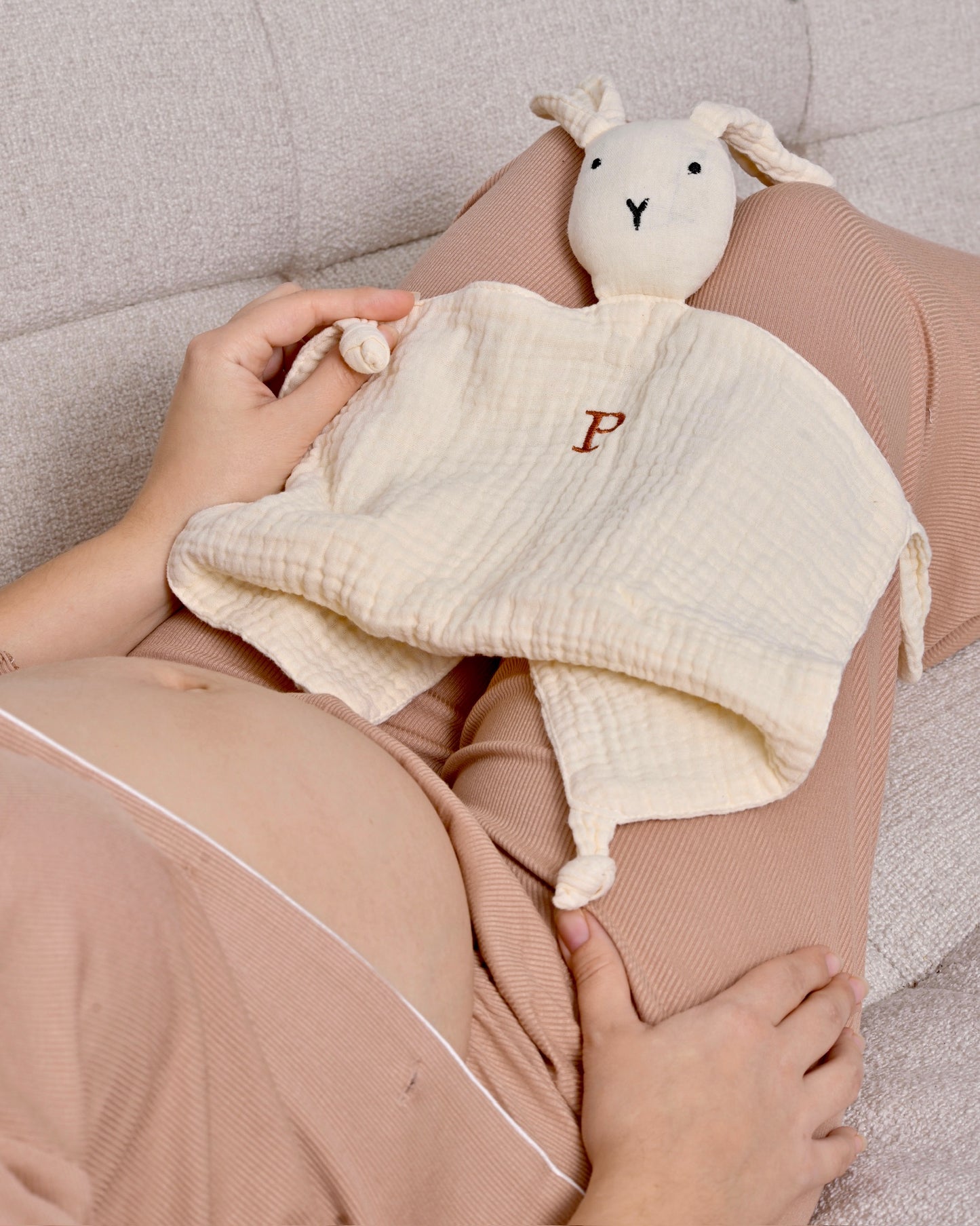 Doudou personnalisé brodé pour bébé